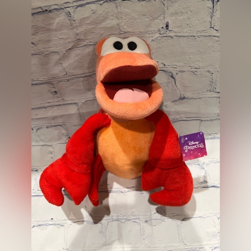 Disney The Little Mermaid Sebastian Crab Plush Stuffed Toy new with tags